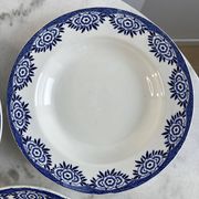 Set of 3 deep plates Sarreguemines Capri Casino