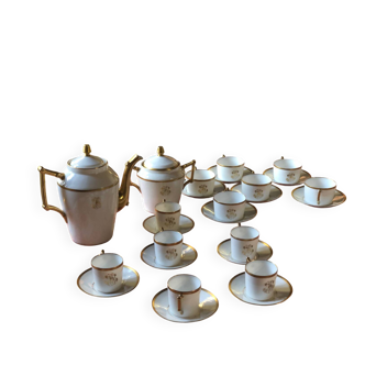 Café and tea service Limoges Maison Londe