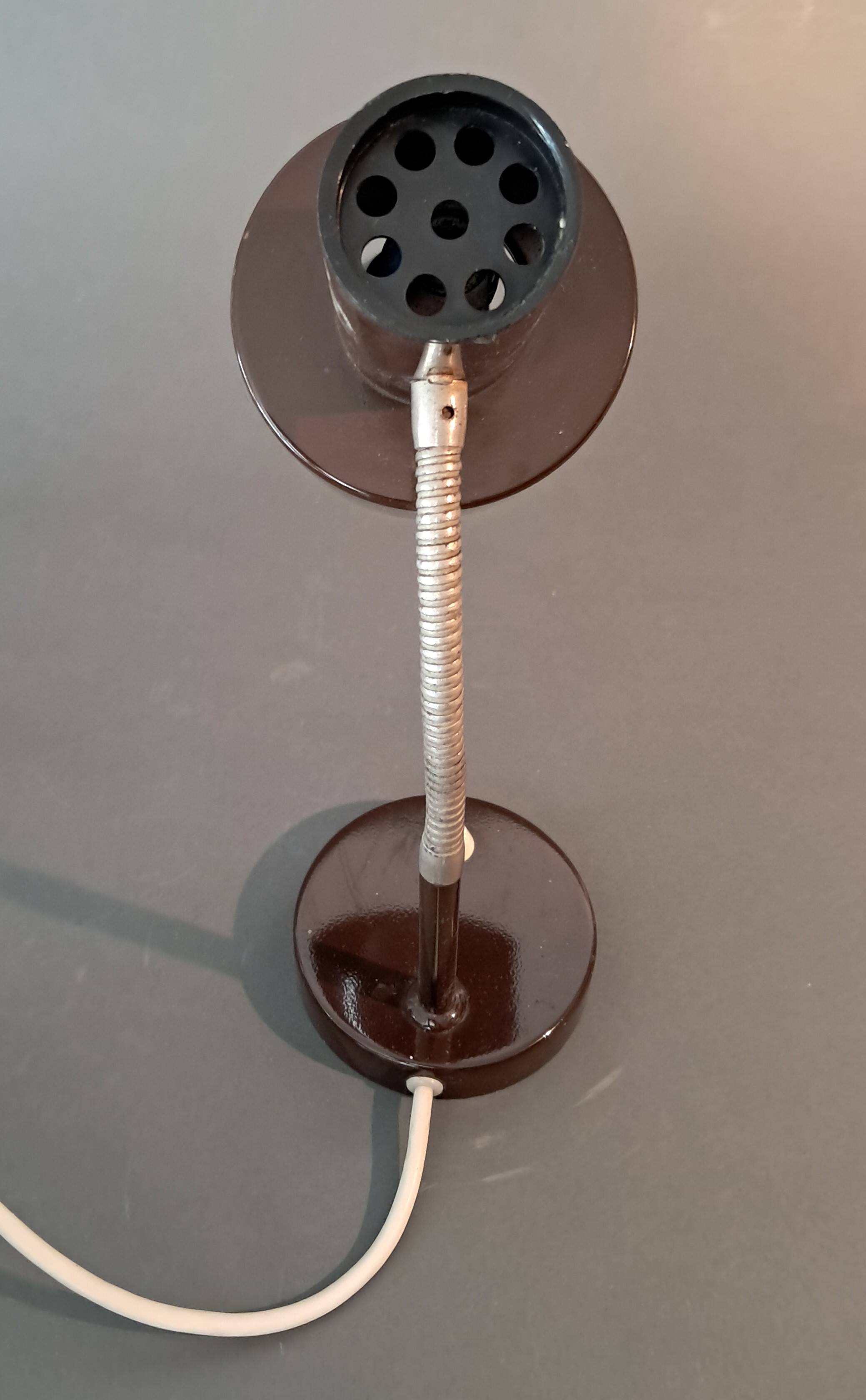 Lita 1960 brown desk lamp.