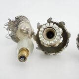 Pair of Art Deco wall lights from the 1940s designed by Bruno Chiarini