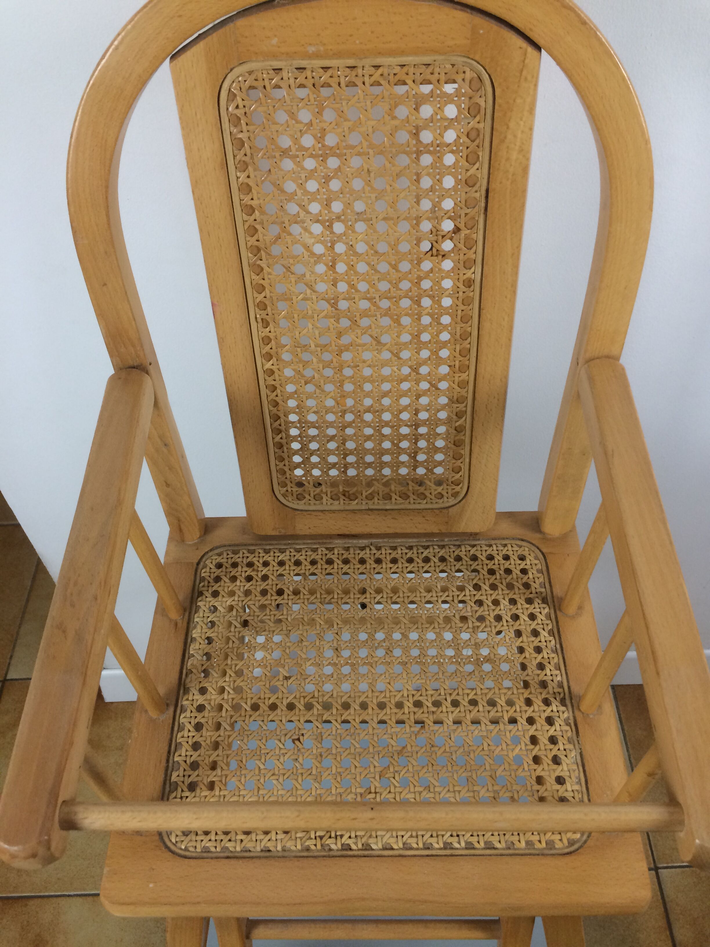 High canage chair