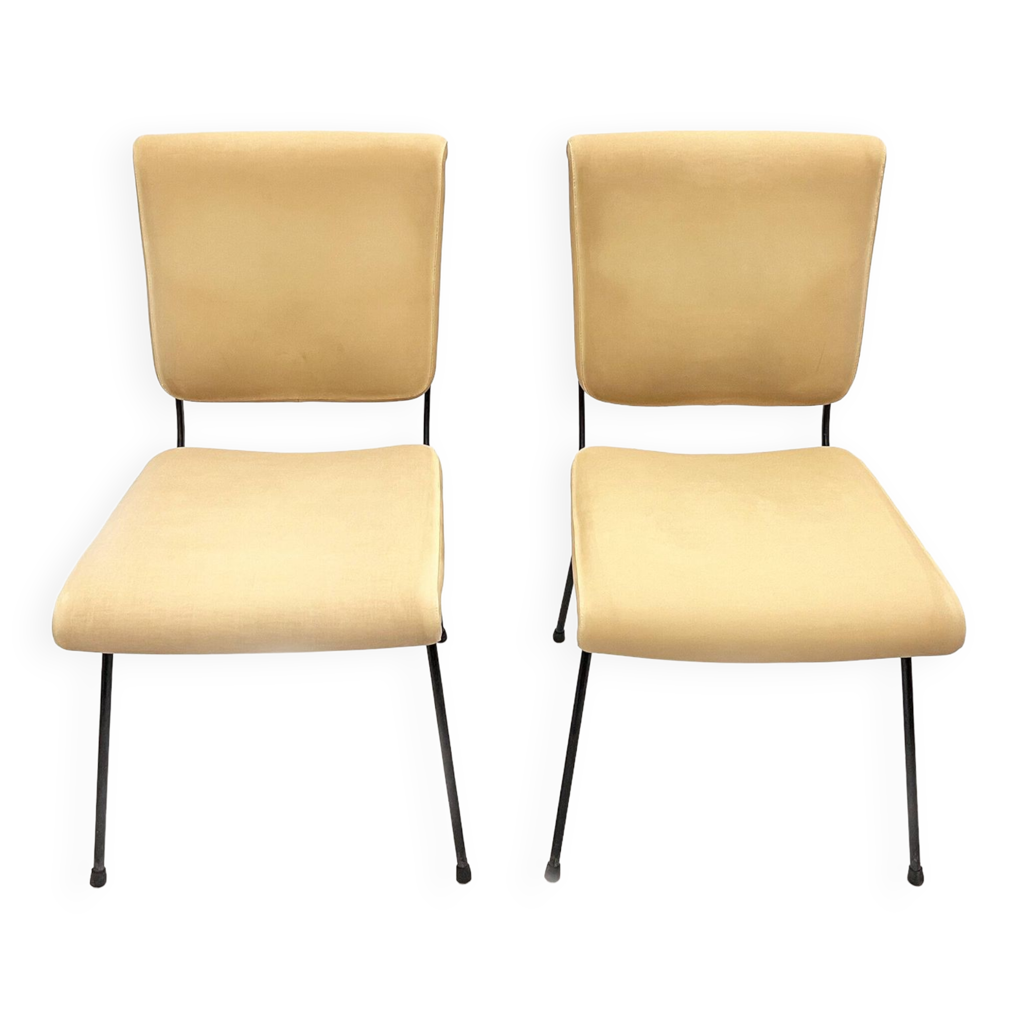 Paire de chaises mod. Du 24 design Gastone Rinaldi pour Rima 1956