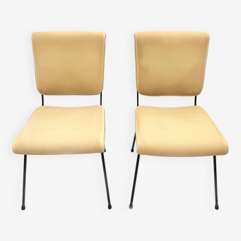 Paire de chaises mod. Du 24 design Gastone Rinaldi pour Rima 1956