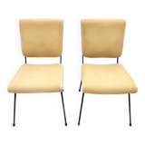 Paire de chaises mod. Du 24 design Gastone Rinaldi pour Rima 1956