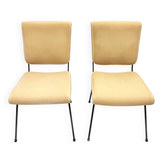 Pair of chairs mod. Du 24 design Gastone Rinaldi for Rima 1956