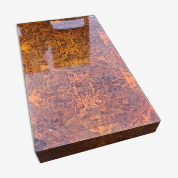 Willy rizzo elm burl coffee table