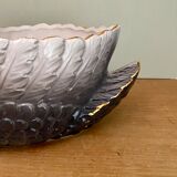 Vintage ceramic swan pot cover