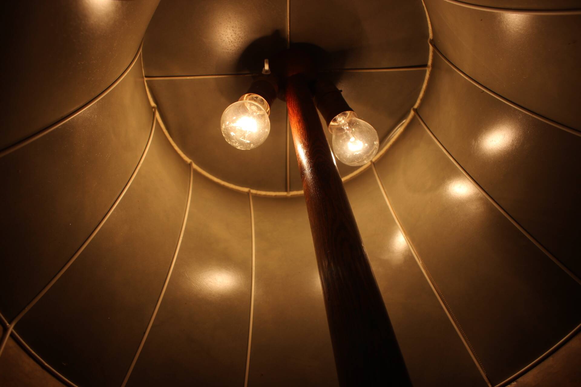 Art Deco floor lamp from the 1930s, Czechoslovakia