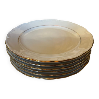 Lot de 6 assiettes  porcelaine  de Bavière