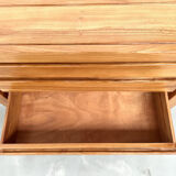 Commode en orme massif, Maison Regain, circa 1970