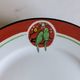 Art Deco dessert plates Henri Delcourt / Boulogne sur Mer / parakeet