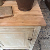 Small patinated jam jar