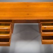 Danish teak desk by Peter Lovig Nielsen for Hedensted Mobelfabrik, 1974