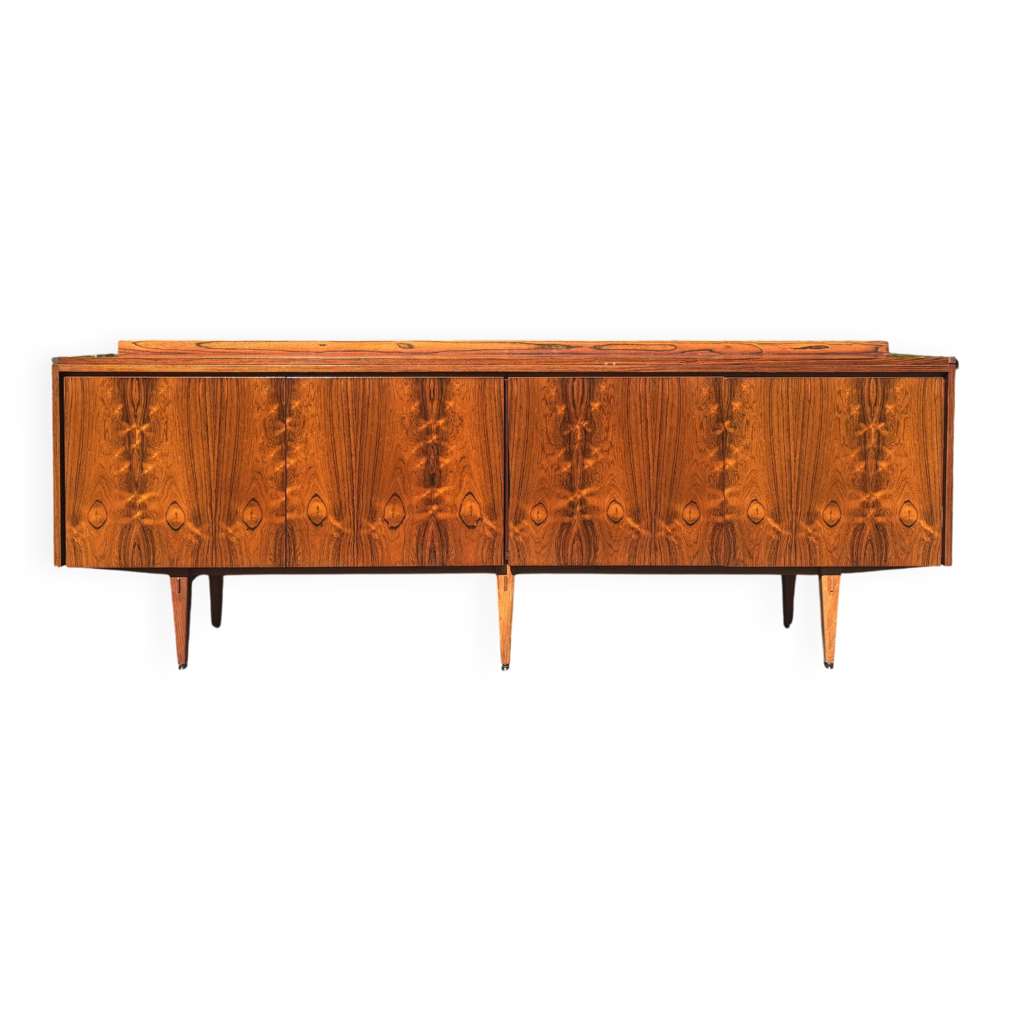 Scandinavian rosewood enfilade 1960 vintage
