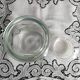 Clear glass jar