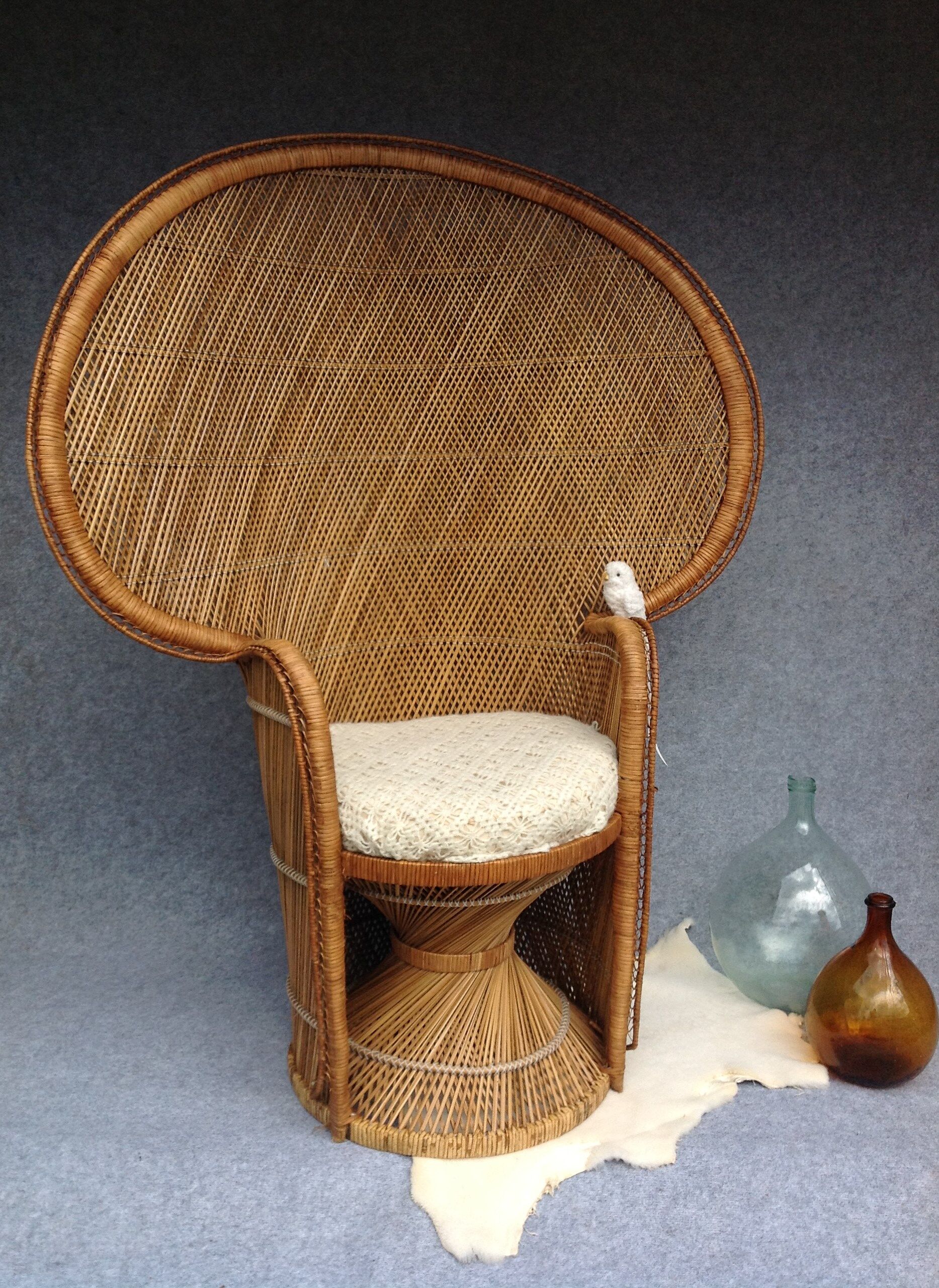 Fauteuil Emmanuelle xxl en rotin