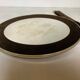 Miroir velours marron vintage
