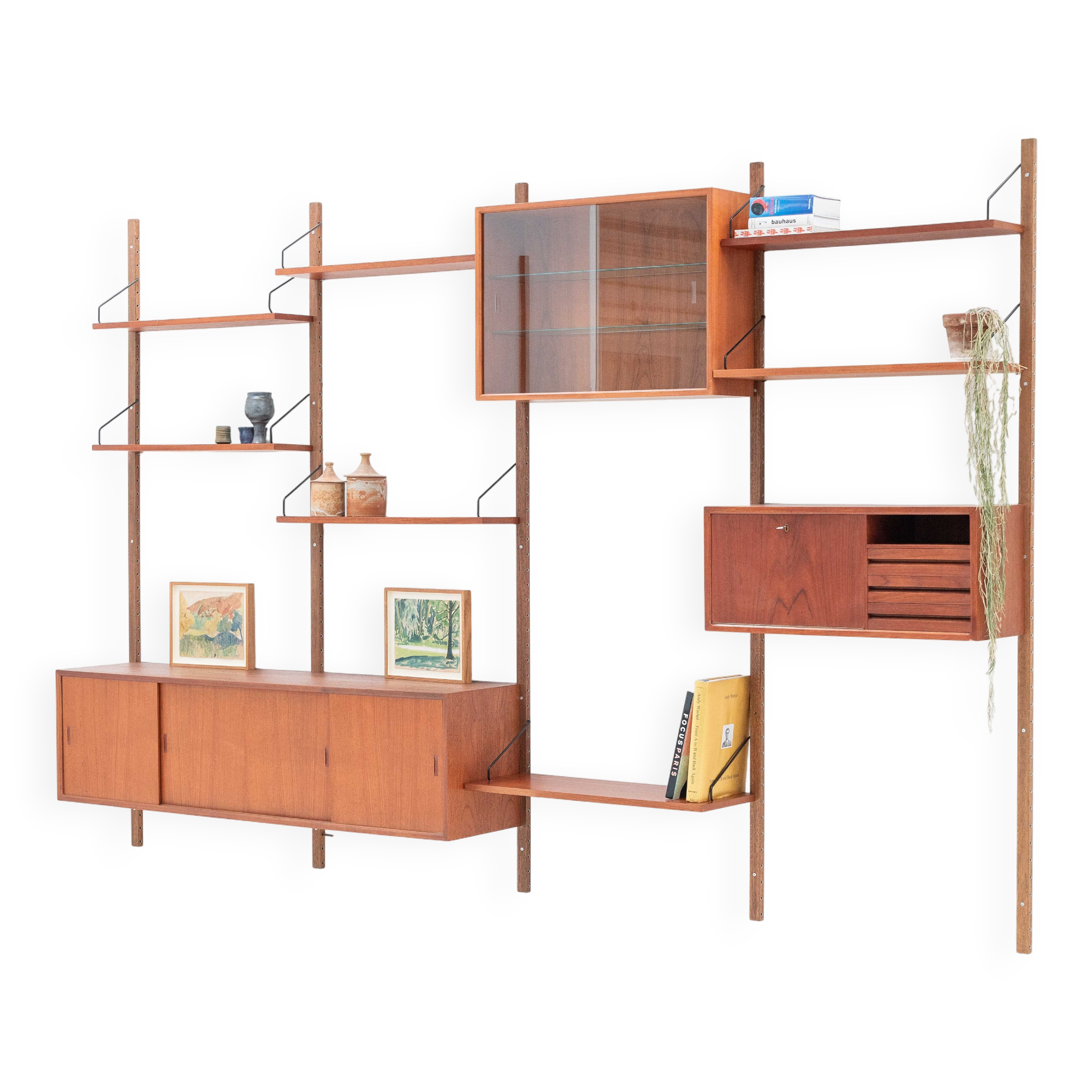 4-Bay Wall Unit by P. Cadovius