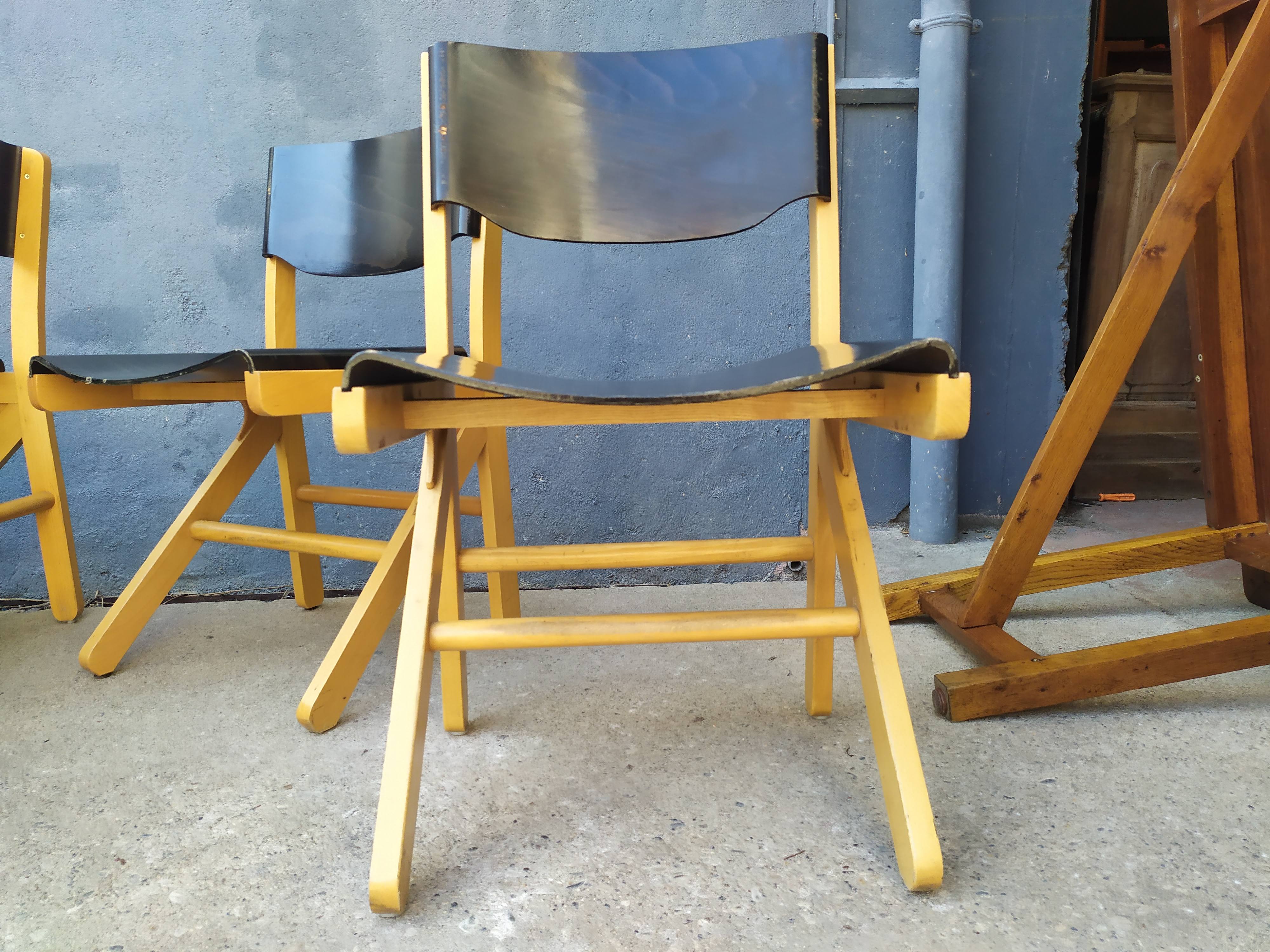 8 Baumann bistro chairs