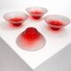 Set of 4 vintage glass bowls