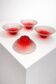 Lot de 4 coupelles vintage en verre