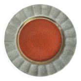 Royal Copenhagen Crackle glaze porcelain ashtray, Denmark 1950s