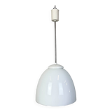 Vintage Chandelier with Milk Glass from Elektrosvit, 1960s