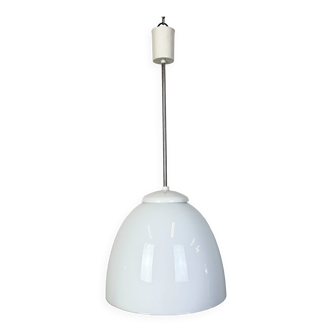 Lustre Vintage avec Verre Laiteux d'Elektrosvit, 1960s