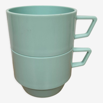 Lot de 2 tasses en plastique vintage Filtray's