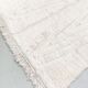 Berber carpet beni ouarain unbleached plain with large diamonds engraved 254x157m