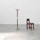 Napoleon III style copper and onyx marble coat stand, France, early 20th ce