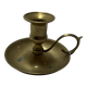 Brass hand candle holder