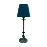 Ancient 20th brass or nickel bronze lamp