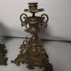 Bronze candlesticks with bunches of grapes (the pair)