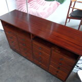 Vintage mahogany apothecary  cabinet