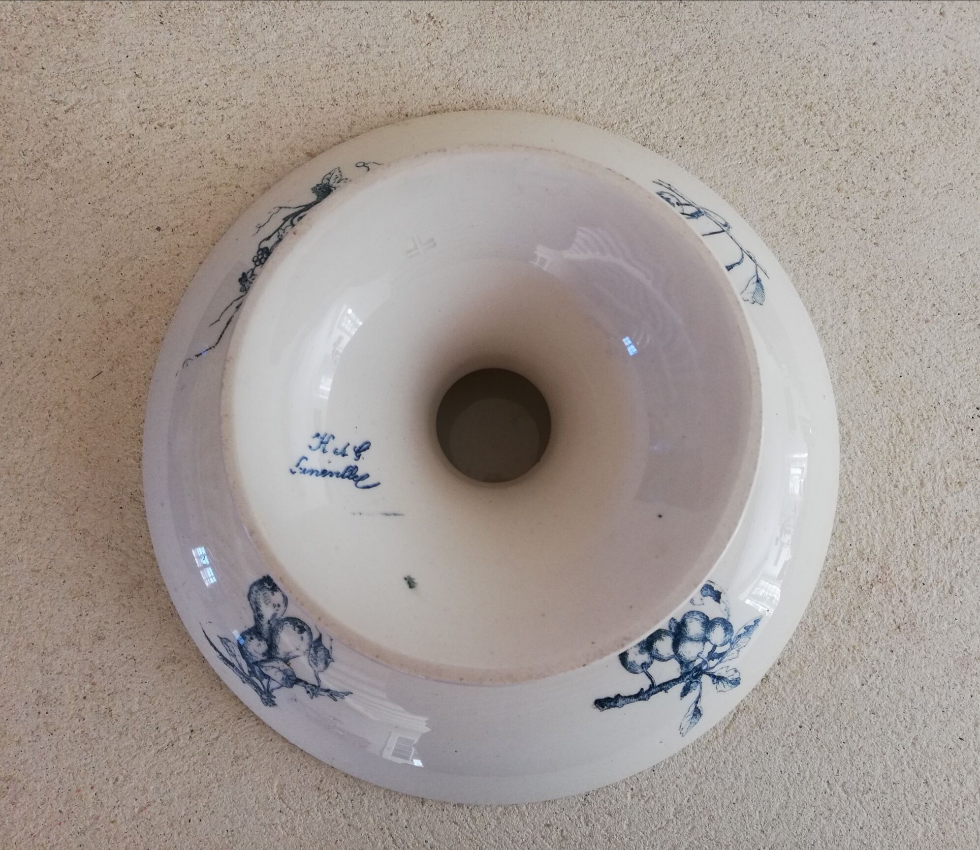 Compotier land of iron Lunéville