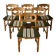 Mid-century oak danish dining chairs