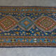 Oriental carpet 152 x 110 cm Blue background Handmade XXth