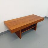 Vintage modernist teak coffee table from the 60s