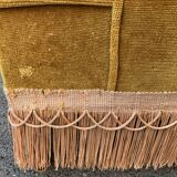 Padded golden yellow velvet toad