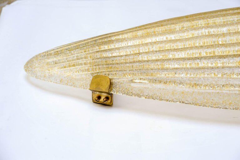 Pair of wall light  in Murano glass