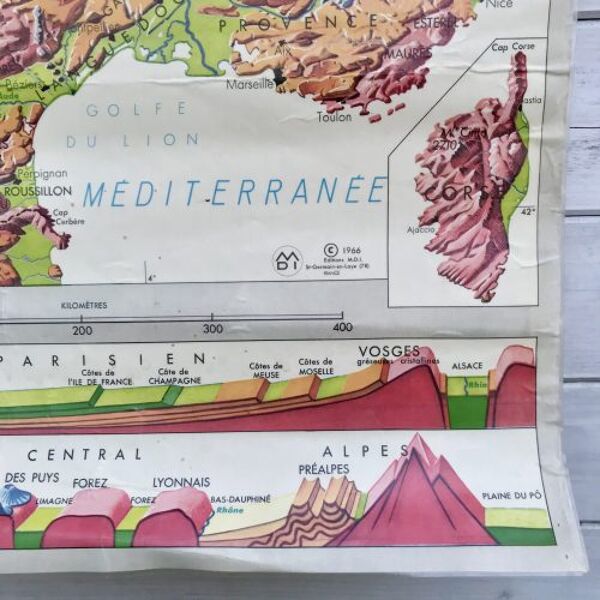 Carte scolaire M.D.I la France