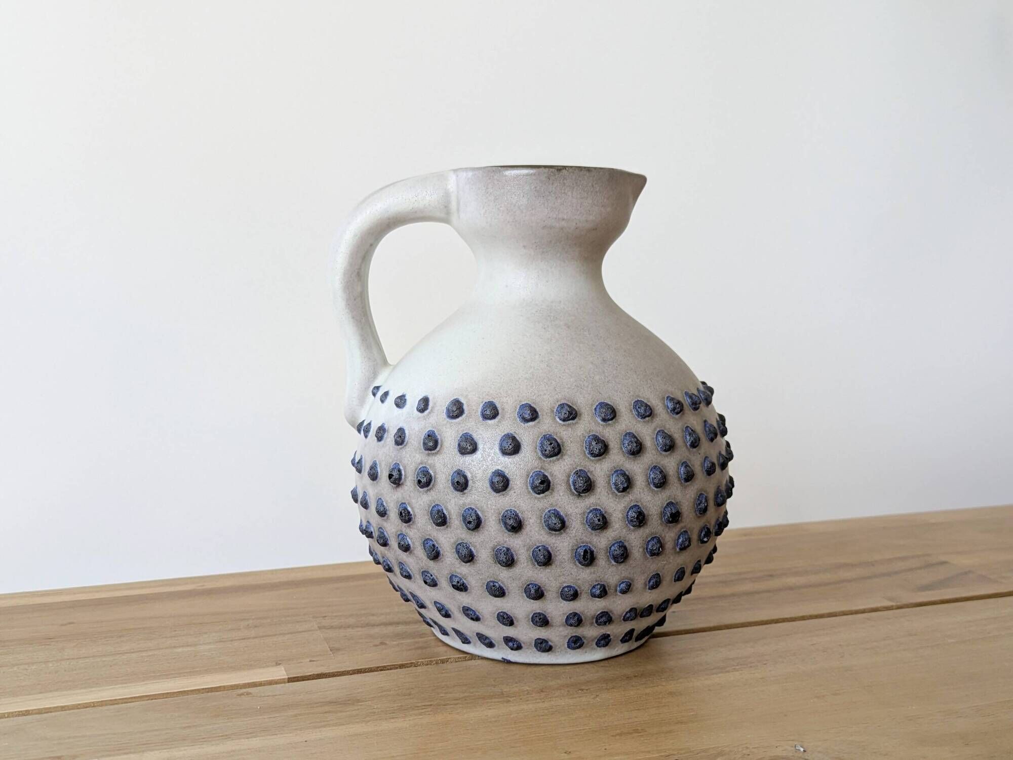 Marei mid-century ceramic jug vase, West Germany 1960s.