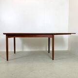 Large Danish extendable dining table in Teak, 1960