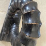 vintage sculptural bookends, ram's horns