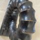 vintage sculptural bookends, ram's horns