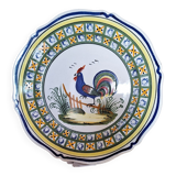 Vintage henriot quimper plate