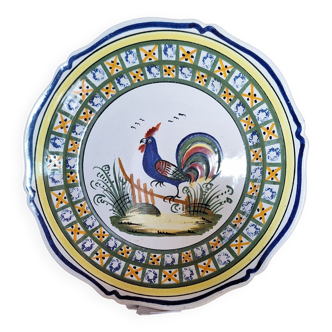 Vintage henriot quimper plate