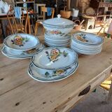 Antique tableware set from Digoin and Sarreguemines