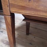 Solid walnut kneading table old XIX°